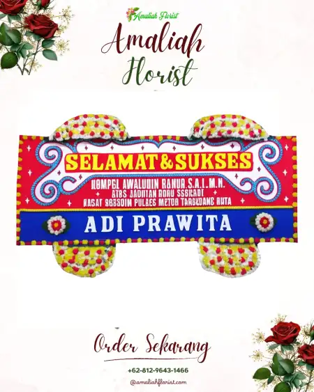 Papan Bunga Ucapan Selamat Sumberkokap
